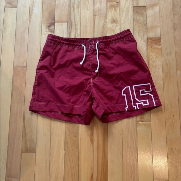 Vintage Red Mini Shorts - Picture 1 of 4